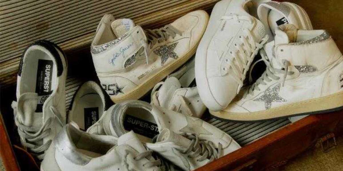 reflecting in Golden Goose Ball Star Sneakers one collection