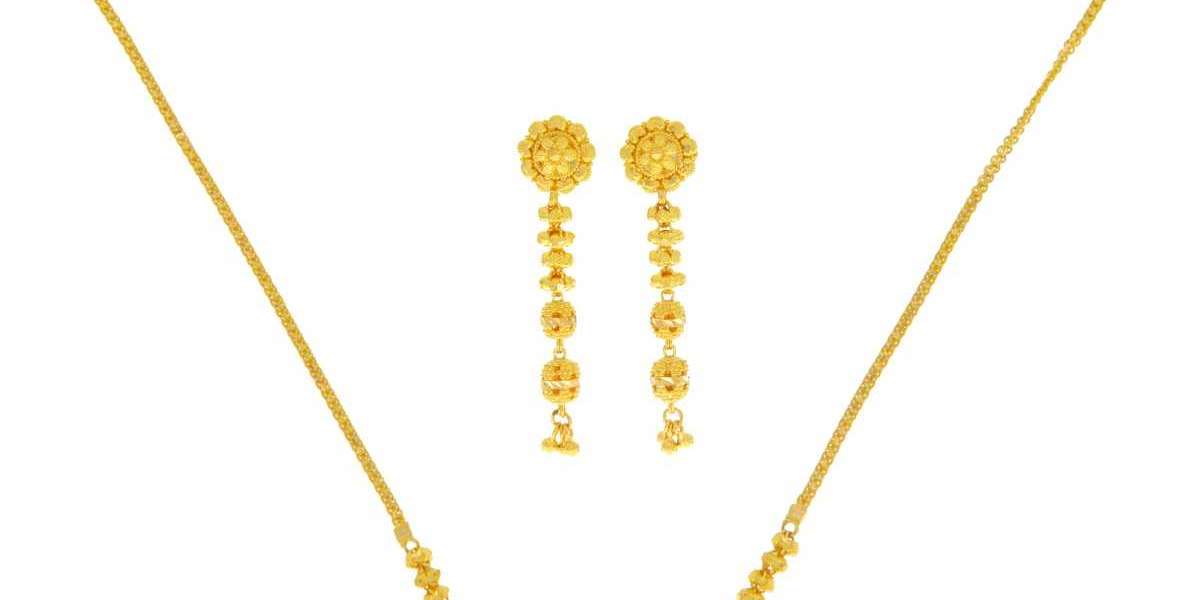 22ct Indian Gold Necklace Set: The Epitome of Luxury and Tradition