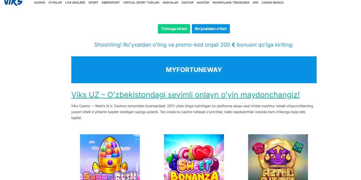 O‘zbekistonlik o‘yinchilar uchun ishonchli va zamonaviy onlayn kazino