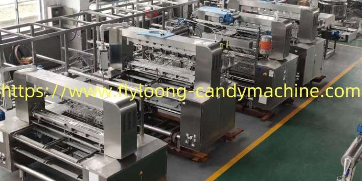 Flyloong-candymachine Automatic Rainbow Lollipop Machine Enhances Production Efficiency