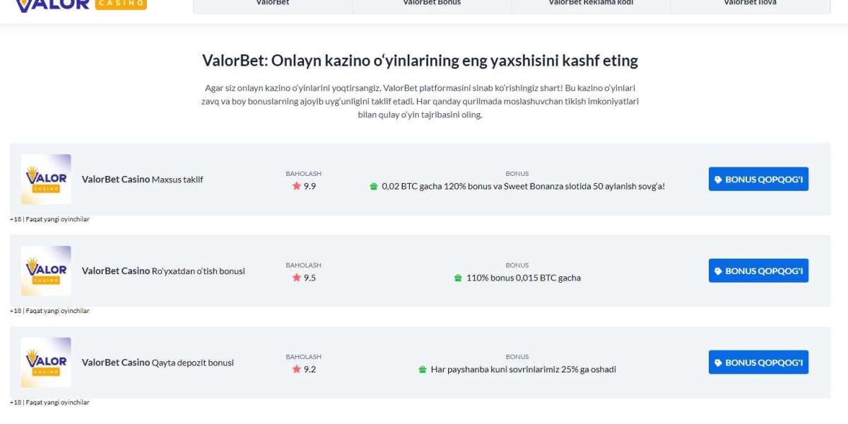 O‘zbekistonda onlayn kazino va garovlarda yangi imkoniyatlar