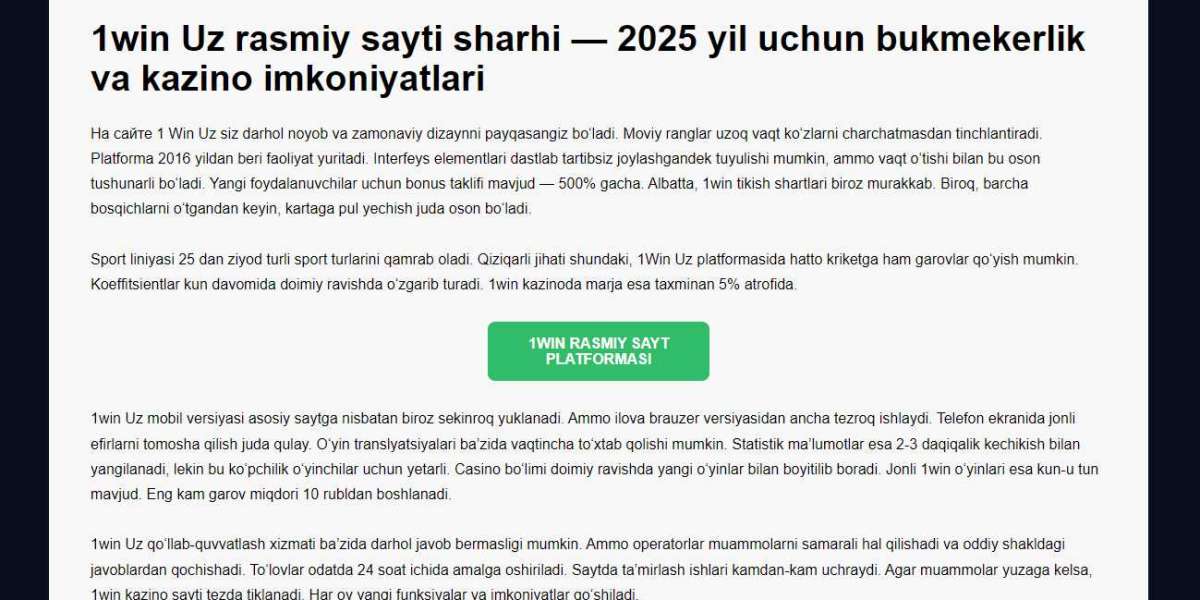 O‘zbekistonda onlayn tikish va kazino tajribasini rivojlantirish