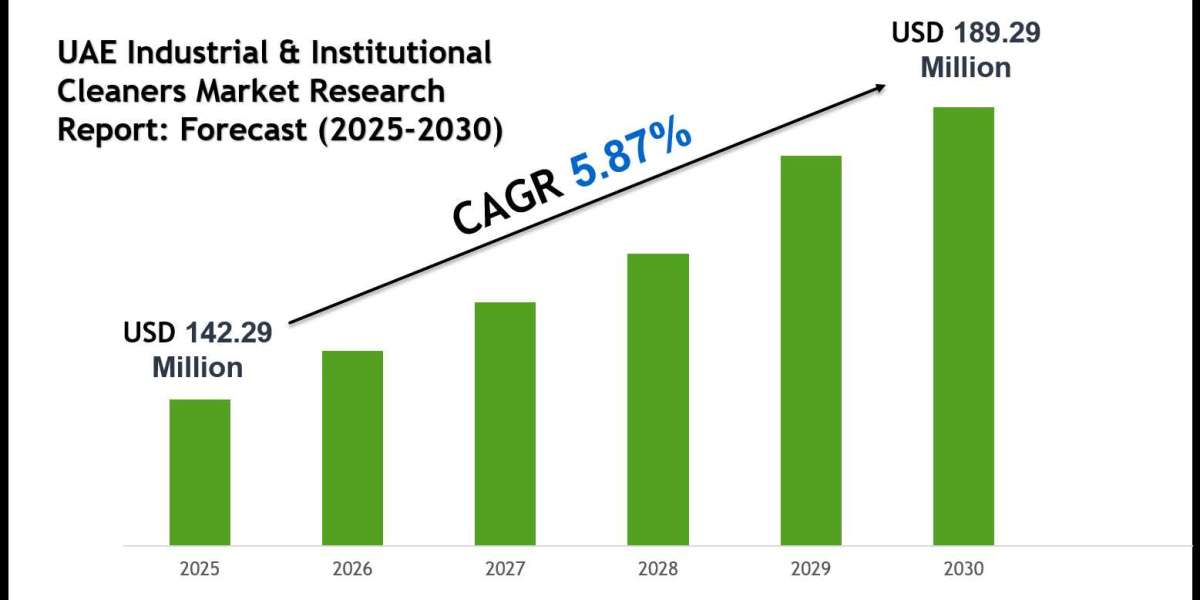 UAE Industrial & Institutional Cleaners Market Forecast 2030 with Charts, Data Visuals & Insights