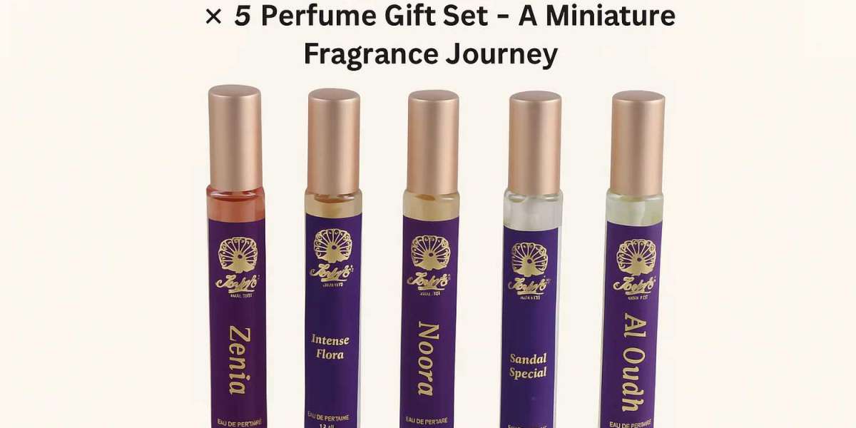 Unveil Luxury: Jain Perfumers 10 ml × 5 Perfume Gift Set – A Miniature Fragrance Journey