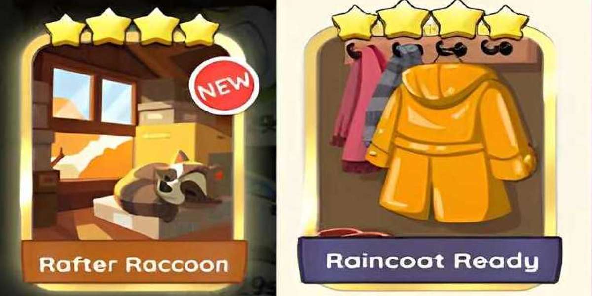 Pre-Order 2 Monopoly Go Gold Cards At IGGM.com: Raincoat Ready And Rafter Raccoon(November 10th)