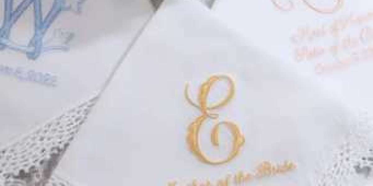 embroidered handkerchief