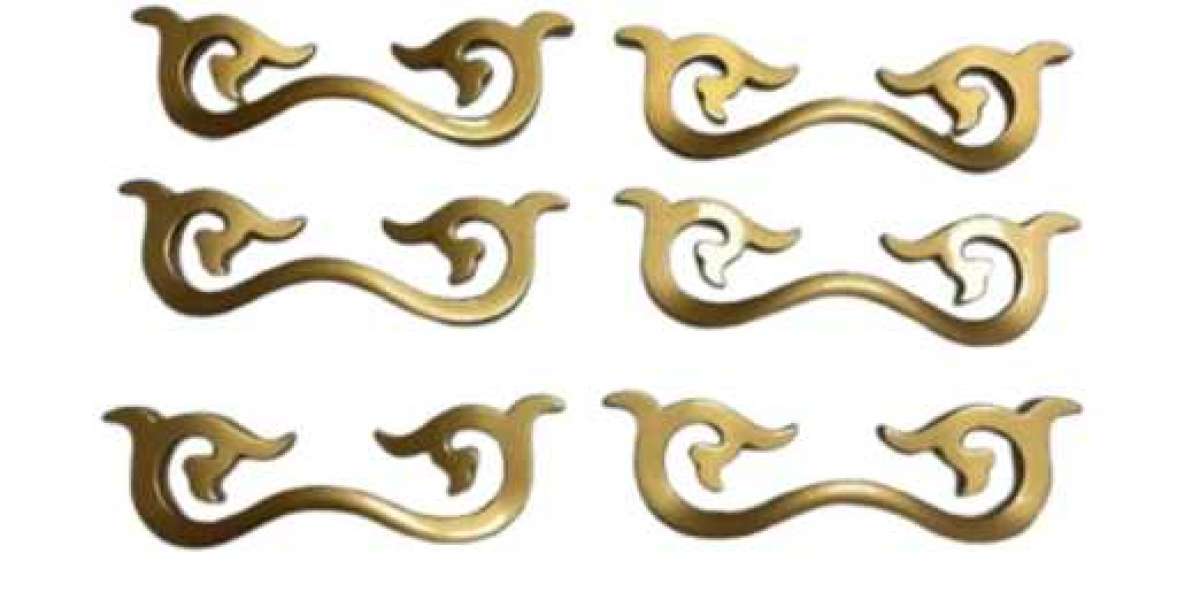 Wardrobe door metal handle Decorative lines: The finishing touch to enhance the texture of the space